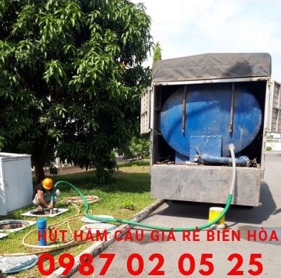 Dịch vụ hút hầm cầu giá rẻ nhất tại Biên Hòa Đồng Nai